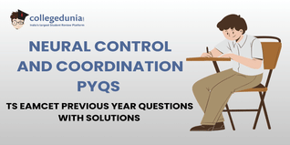 TS EAMCET PYQs for Neural Control and Coordination with Solutions: Practice TS EAMCET Previous Year Questions